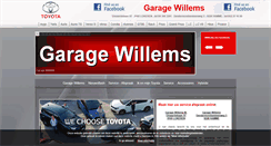 Desktop Screenshot of garage-willems-toyota.be